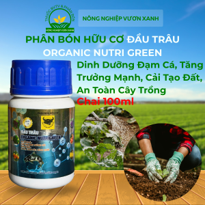 Phân Bón Hữu Cơ Đầu Trâu Organic Nutri Green